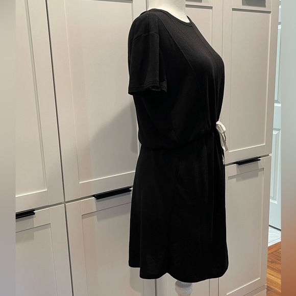 Caslon - Black Cinched Waist T-Shirt Dress / Medium - Picture 11 of 14